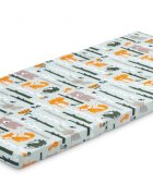 Sensillo Saltea pliabila pentru patut copii Fox and Hare 120x60x5 cmhusa detasabila din bumbaccompatibila cu patuturi clasice si pliabile