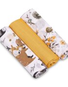 Sensillo Set 3 scutece din muselina Forest 60x80 cm EG-0009material din bumbacmoaleabsorbant