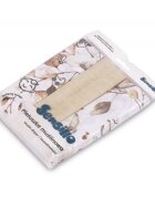 Sensillo Set 3 scutece din muselina Leaves Beige 60x80 cm EG-0005material din bumbacmoaleabsorbant