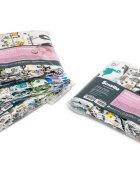 Sensillo Set 5 scutece tetra Boy 70x80 cmdin bumbac ecologic cu imprimeu coloratabsorbante si moi