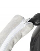 Sensillo Set salteapernuta flutureprotectii centuri si bara protectie pentru carucior copii Panda and Foxcompatibilitate universalareversibilmaterial Fleece premiumBumbacumplutura antialergicaorificii centuri