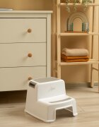 Sensillo Treapta dubla inaltator pentru copii Aimi Grey cu suprafata antiderapanta manere greutate admisa 75kg