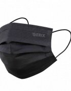 Serix Masca medicala de unica folosinta Tip IIR Neagra 3 pliuri 50 bucati