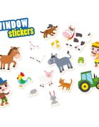 SES Creative Set autocolante pentru fereastra Ferma