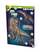 SES Creative Set stickere Lumea lui T-rex mega stralucitoare
