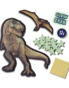 SES Creative Set stickere Lumea lui T-rex mega stralucitoare