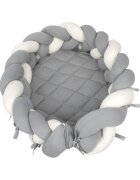 SeviBebe Baby Nest 3 in 1 gri
