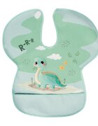 SeviBebe Baveta impermeabila cu protectii pentru umeri Baby Dinosaur