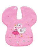 SeviBebe Baveta impermeabila cu protectii pentru umeri roz