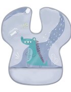 SeviBebe Baveta impermeabila cu protectii pentru umeri Traveler Crocodile