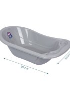 SeviBebe Cadita standard gri cu dop