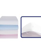 SeviBebe Cearceaf patut cu elastic 70x140 cm alb