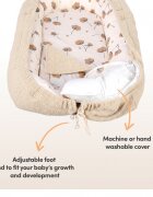 SeviBebe Co-sleeper anti-reflux CreamTeddy