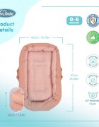 SeviBebe Co-sleeper anti-reflux Salmon Pink
