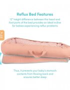 SeviBebe Co-sleeper anti-reflux Salmon Pink