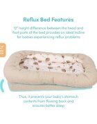 SeviBebe Co-sleeper anti-reflux Teddy Cream