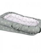 SeviBebe Co-sleeper anti-reflux Tiny Leaves
