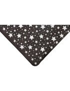 SeviBebe Esarfa din bumbac Grey Stars