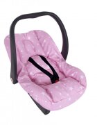 SeviBebe Husa protectie scoica auto cu reductor pink Stars