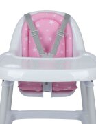 SeviBebe Insert pentru scaun de masa Pink Stars
