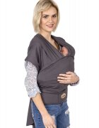 SeviBebe Sal purtare elastic cu suport lombar gri