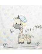 SeviBebe Scutec muselina din bumbac 90x90 cm Girafa