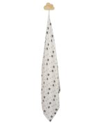 SeviBebe Set 2 museline din bumbac organic Grey Stars 70x55cm
