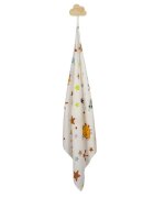 SeviBebe Set 2 museline din bumbac organic Space 70x55cm