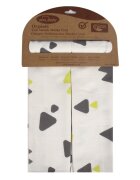 SeviBebe Set 2 museline din bumbac organic Triangle 70x55cm