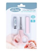 SeviBebe Set 3 accesorii ingrijire unghii roz