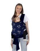 SeviBebe Sistem de purtare Wrap Dark Blue