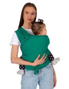 SeviBebe Wrap elastic cu suport lombar verde