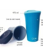 Silikids Cana multifunctionala din silicon GoSili Royal Blue