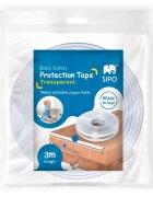 Sipo Banda protectie Baby Safety pentru muchii si margini cu adeziv transparent 3 metri