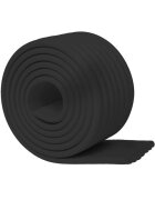 Sipo Banda protectie colturi mobila burete moale 2 metri latime 75 mm Negru