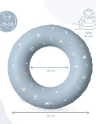 Sipo Colac gonflabil de inot Blue 50 cm pentru copii 3-6 ani 15-30 kg