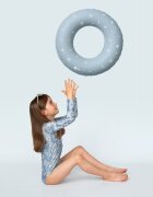 Sipo Colac gonflabil de inot Blue 50 cm pentru copii 3-6 ani 15-30 kg