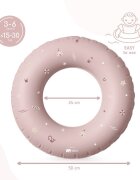 Sipo Colac gonflabil de inot Pink 50 cm pentru copii 3-6 ani 15-30 kg