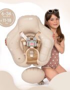 Sipo Colac gonflabil de inot Swim Pro Beige sustinator pentru bebelusi 6-36 luni 11-18 kg