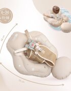 Sipo Colac gonflabil de inot Swim Pro Beige sustinator pentru bebelusi 6-36 luni 11-18 kg
