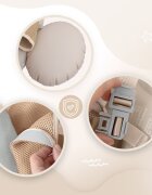 Sipo Colac gonflabil de inot Swim Pro Beige sustinator pentru bebelusi 6-36 luni 11-18 kg