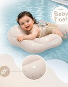 Sipo Colac gonflabil de inot Swim Pro Beige sustinator pentru bebelusi 6-36 luni 11-18 kg