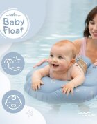 Sipo Colac gonflabil de inot Swim Pro Blue sustinator pentru bebelusi 6-36 luni 11-18 kg