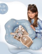 Sipo Colac gonflabil de inot Swim Pro Blue sustinator pentru bebelusi 6-36 luni 11-18 kg