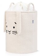 Sipo Cos pliabil cu manere rezistente Premium Fluffy Toy Boucle Rabbit Cream 43 litri