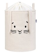 Sipo Cos pliabil cu manere rezistente Premium Fluffy Toy Boucle Rabbit Cream 43 litri