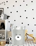 Sipo Cos pliabil pentru depozitare jucarii cu snur pentru inchidere Premium xl Ursulet