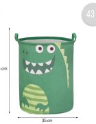 Sipo Cos pliabil pentru jucarii si rufe 35x42 cm bumbac 43l Dino