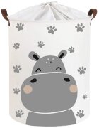 Sipo Cos pliabil pentru jucarii si rufe 35x42 cm bumbac 43l Hippo