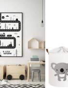 Sipo Cos pliabil pentru jucarii si rufe 35x42 cm bumbac 43l Koala